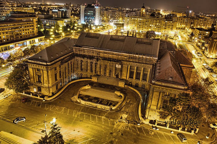 Palatul Culturii noaptea