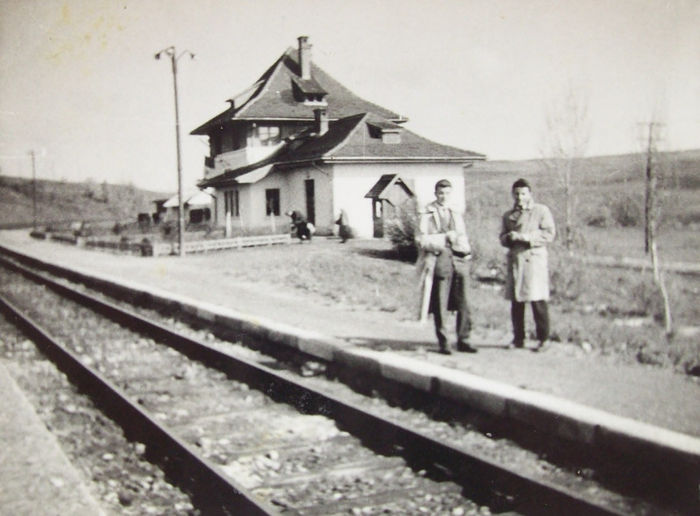 GARA C.F.R. PALOS ARDEAL ,constr.in per. celui de al II-le R.M.si distrusa in anii "democr.dupa 2000 - POZE VECHI DIN PALOS ARDEAL