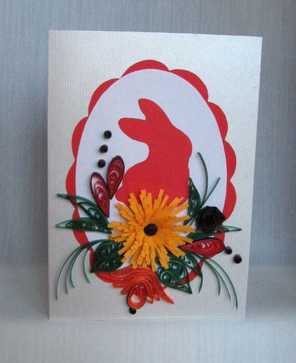 F-25 - Quilling Easter cards -Felicitari de Paste