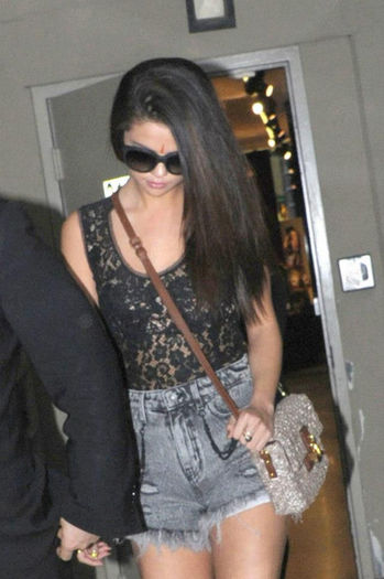 7 - Selena leaving Dolce and Gabbana
