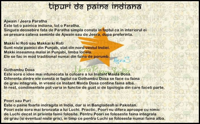 Scurta descriere - Indian bread-Paine