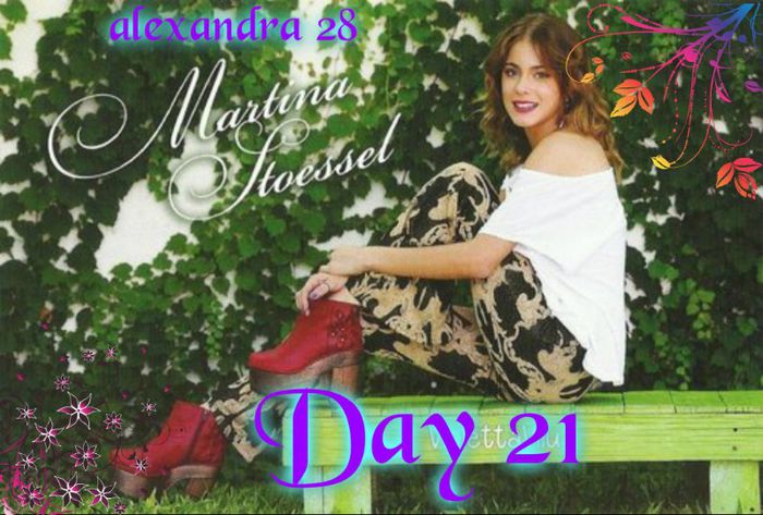 ♫..DAY 21..♫ 10.04.2013 with Marty - 00-100 de zile cu Martina Stoessel si Selena Gomez