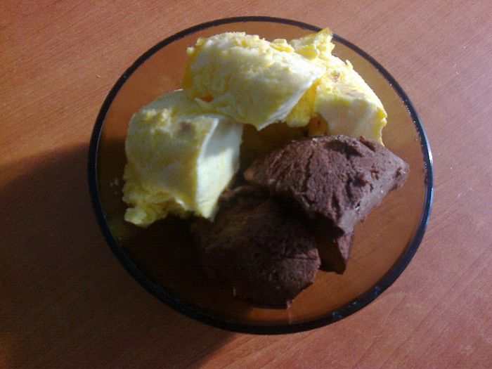 Inghetata de casa - cacao si vanilie