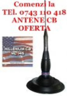 Antena Radio Millenium CB ML 145 Magnetica 140 mm_thm - Statie radio cb auto-tir Antene staii radio cb auto-tir