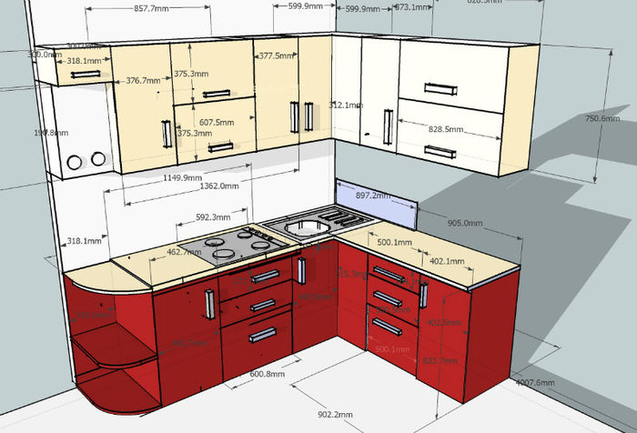 v   bucatarie - amenajari interioare