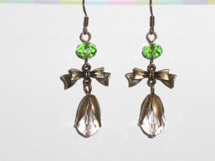 cercei cristale sticla 012