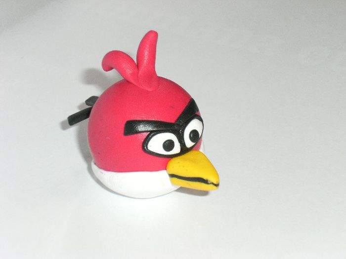 angry birds fimo 007 - Figurine fimo