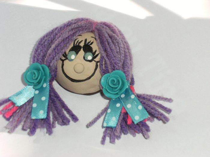 fimo dolls magnet 007