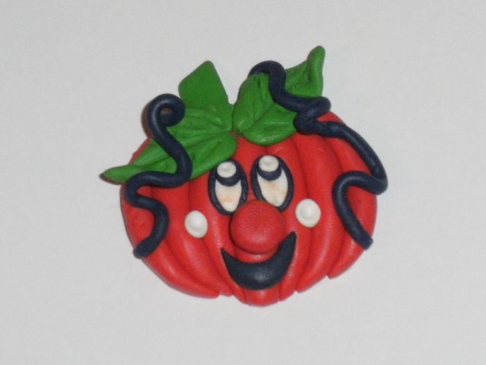 magnet dovleac fimo 006