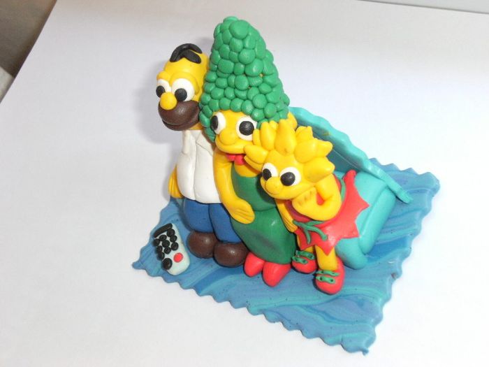 familia simpson 004 - Fimo