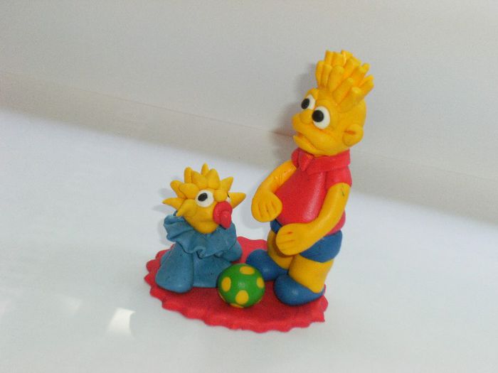 familia simpson 012 - Fimo