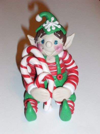 elf fimo 001 - Craciun