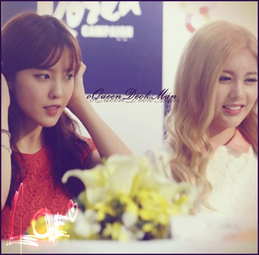 ♥ `← Hyomin & Qri :x <3