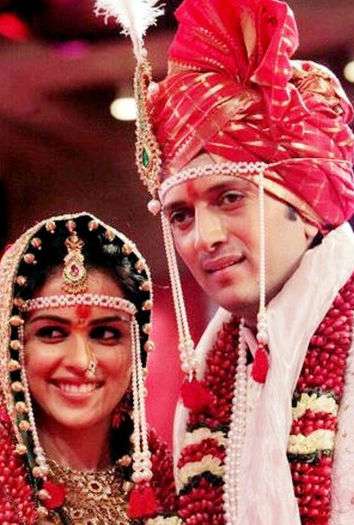 Ritesh deshmukh_Genelia__nunta