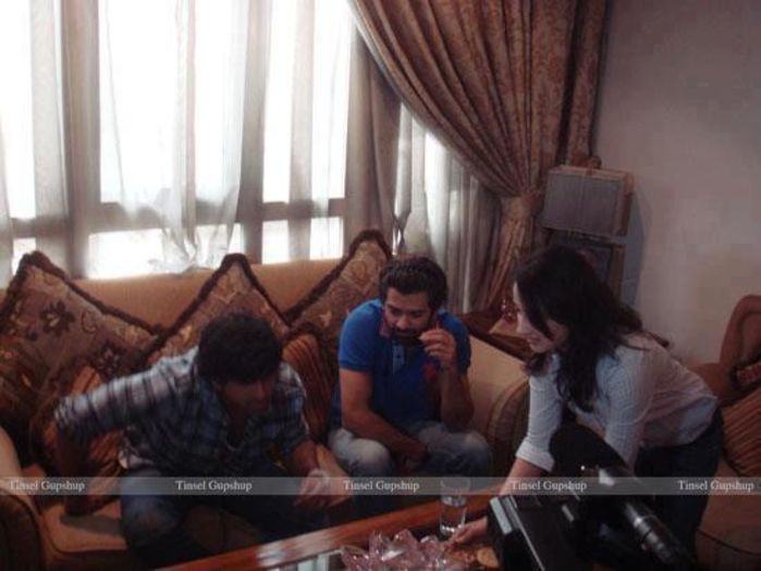 Barun Sobti and Akshay in Dubai April 2013 (16)