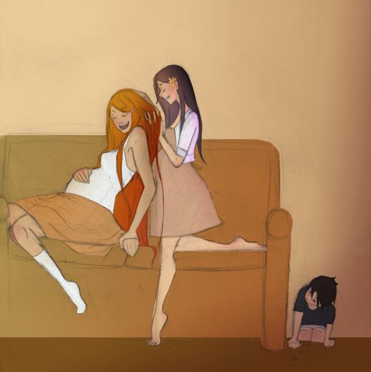 Kushina_and_Mikoto_by_ChiroChan26 - kushina uzumaki mikoto uchiha si mebuki haruno