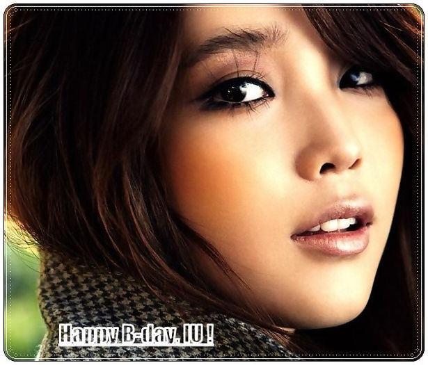 `Saeng il chuk ha ham ni da!`, IU !