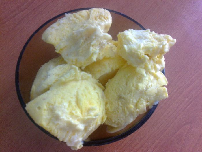 Inghetata de casa - cu banane