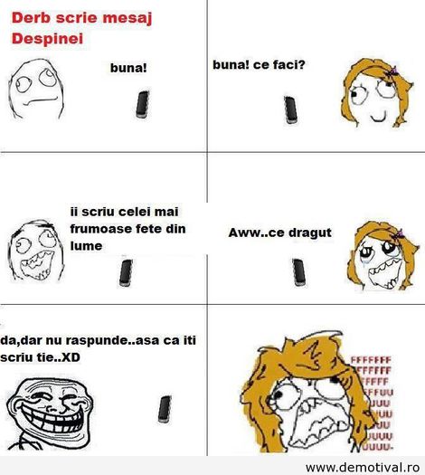 Derp-scrie-un-mesaj - Face Troll