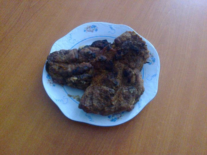 Ceafa de porc - gratar