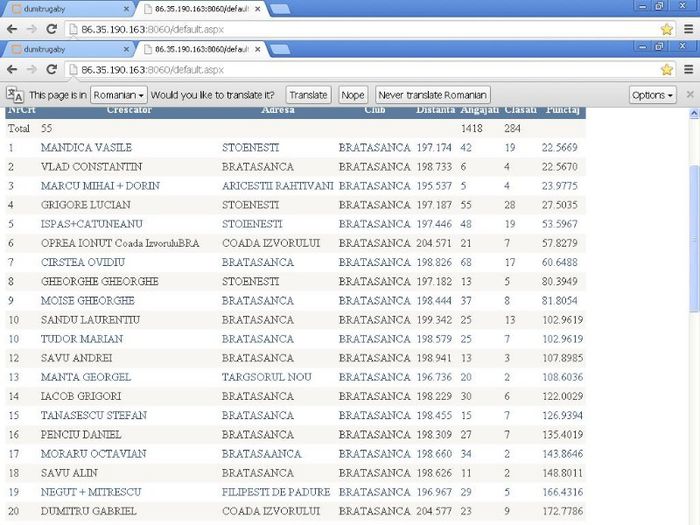 Et5 Barlad2 cresc - rezultate 2013