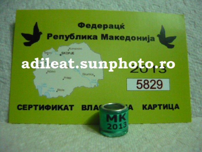 MACEDONIA-2013 - MACEDONIA-MK-ring collection