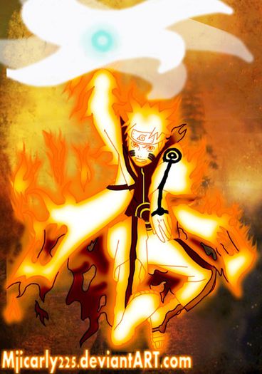 naruto_bijuu_mode_rasenshuriken_by_mjicarly225-d4ywcmc - Biju mode