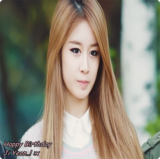 .♥ Happy Birthday Ji Yeon..! :x