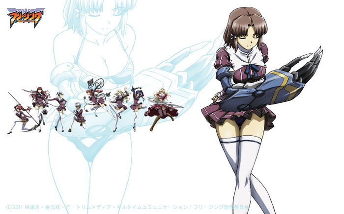 yande.re 175441 bra chiffon_fairchild cleavage freezing pantsu seifuku thighhighs wallpaper watanabe