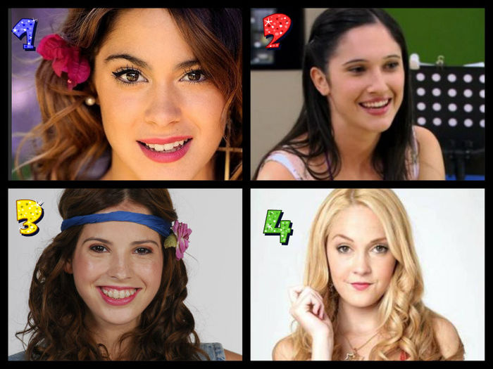 1.Vio  2.Fran  3.Cami  4.Ludmi; Poza 1.
