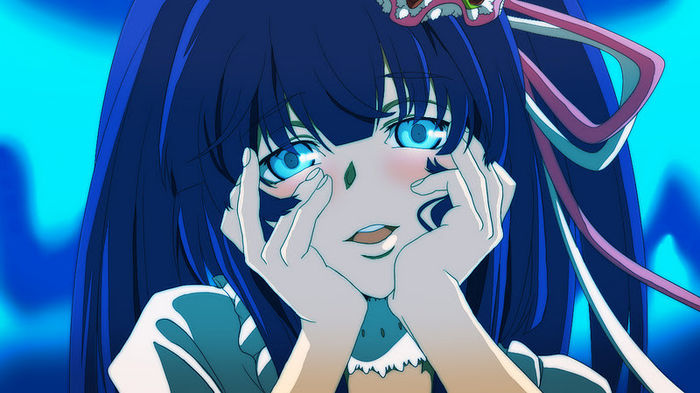 Konachan.com+-+120809+blue_eyes+blue_hair+blush+furudo_erika+long_hair+mirai_nikki+parody+twintails+