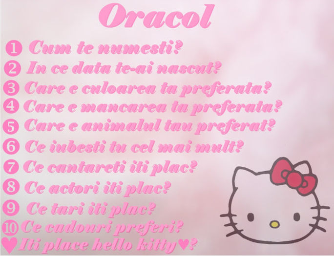 oracol hello kitty