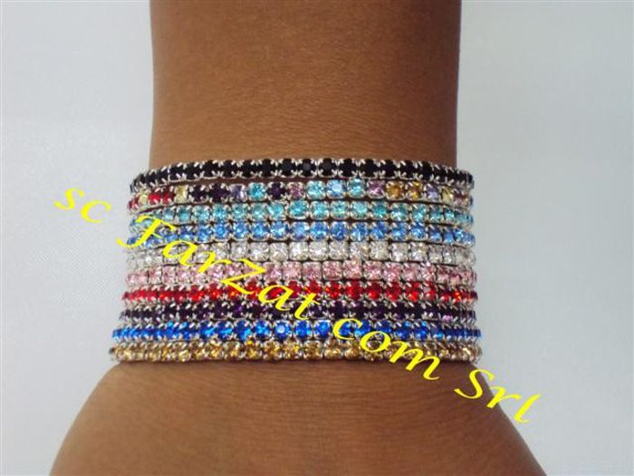 bratari cu strasuri colorate cod 8 (1) - bracelet