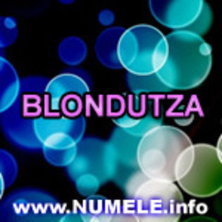 034-BLONDUTZA avatare cu numele meu avatar - Avatare blondutza