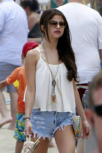 1 - Selena and Francia Raisa at beach in Malibu