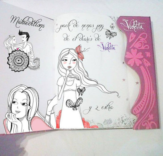  - Cateva desene facute de Violetta in jurnalul ei