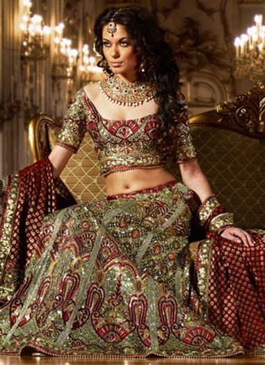 2012-Latest-Embroidered-Lehenga-Choli-Designs-520x715 - Lehenga Choli