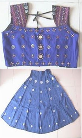 dark blue chaniya choli - Chaniya Choli