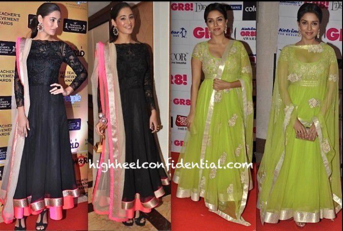 asin-gr8-women-acheiver-awards-2013-nargis-fakhri-teachers-achievement-awards-2013-700x472 - Anarkali Dress