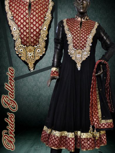 black_suit - Anarkali Dress