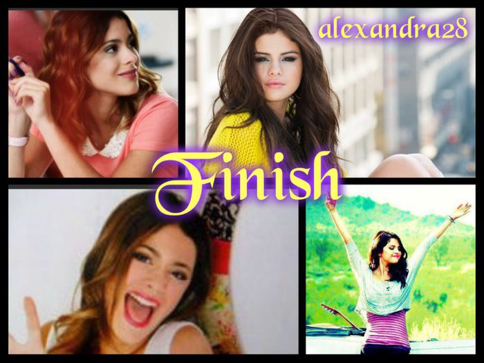 ----------------FINISH-------------------- - 00-100 de zile cu Martina Stoessel si Selena Gomez