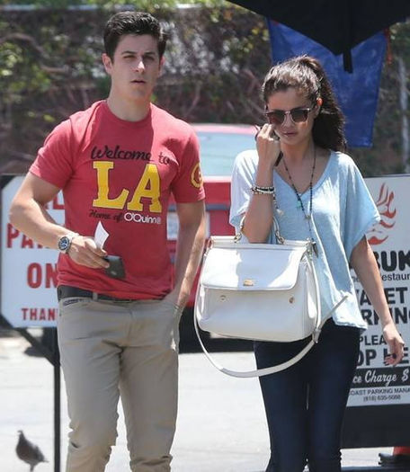 3 - Selena and David Henrie out for lunch---08 June 2013
