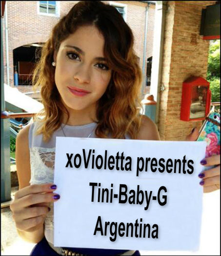 Va prezint тίאί -Baby-G - l-----Tini Stoessel-Baby-G------l