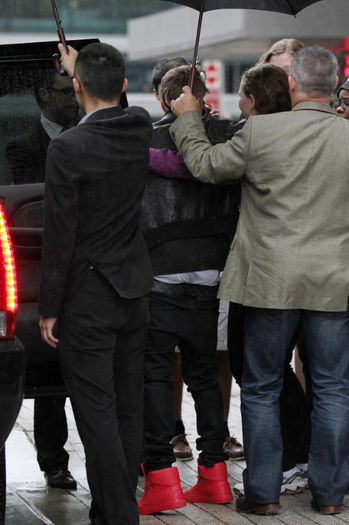 3 - Selena and Justin leaving her hotel in Toronto---09 September 2013