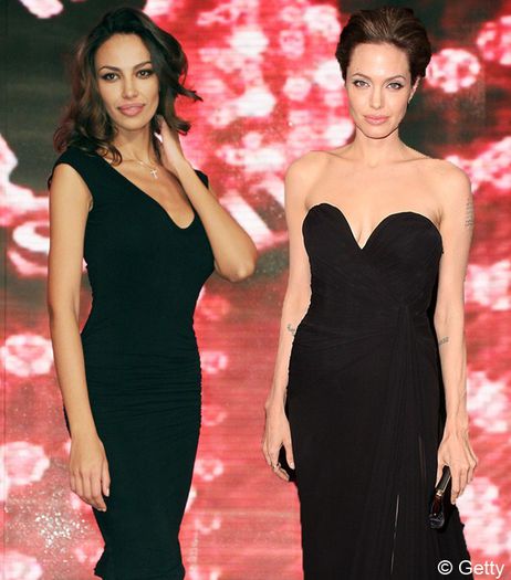 Madalina Ghenea SI Angelina Jolie - 00---Vedetele Din Romania Seamana Cu Cele De la Hollywood---00