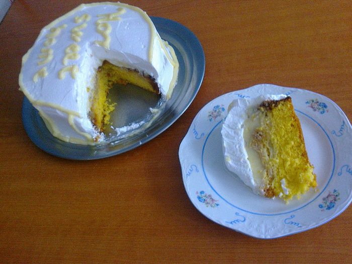 Tort de mere - cu budinca de vanilie si frisca - Culinar 1