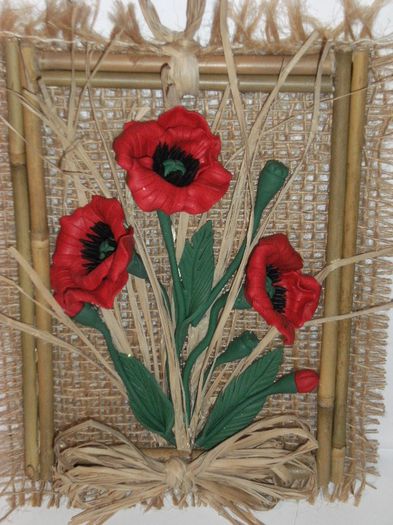 Tablou maci rosii 002