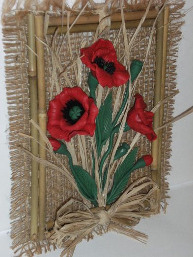 Tablou maci rosii 003