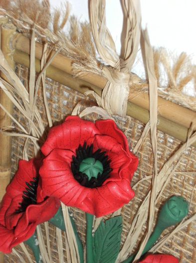 Tablou maci rosii 008