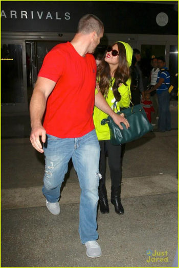 5 - Selena and her stepdad Brian arriving at LAX airport---10 July 2013